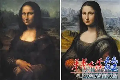 《蒙娜丽莎》年轻版被鉴定为真迹 面色清新红润