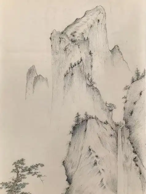 用铅笔画山水画 用铅笔画山水画简单又好看_牛求艺网