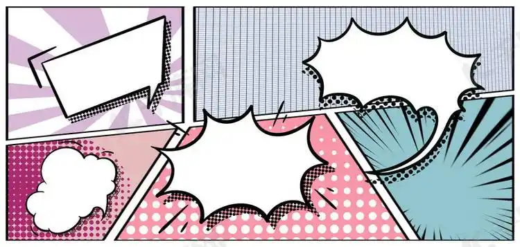 漫画对话框聊天对话框