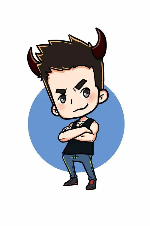 去年画的一套跑男q版