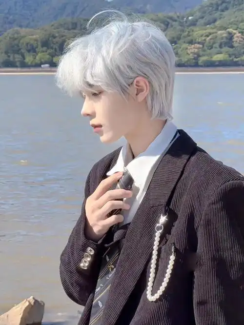 银发真的很帅可是