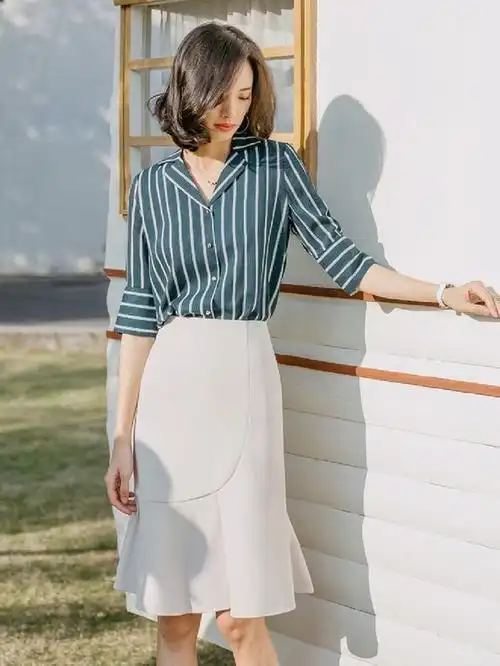 精致女人的深秋通勤穿搭,这么穿利落干练,超显气质的