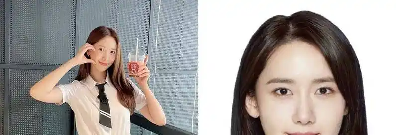 秀智,林允儿证件照一字排开太清秀!