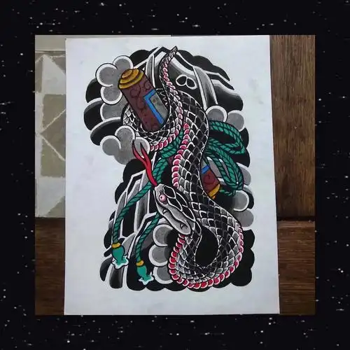 老传统般若樱花鲤鱼