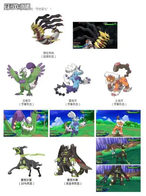 《精灵宝可梦 究极之日/月》新情报 全系列所有神兽在此集结!