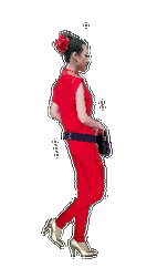 【原创人物素材】透明gif格式人物行走素材