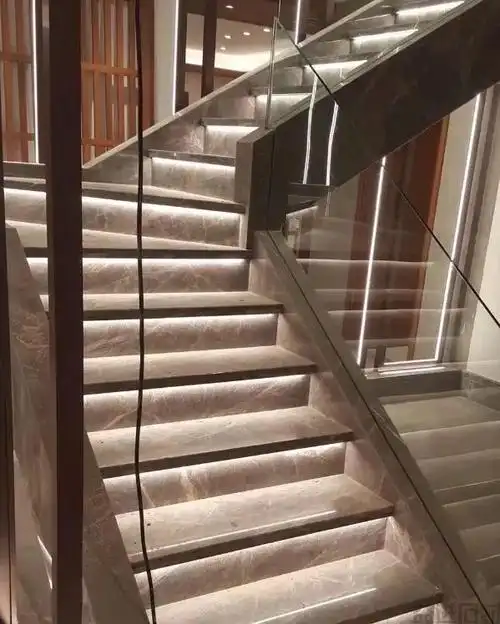 大理石楼梯踏步横头怎么做,即实用又美观