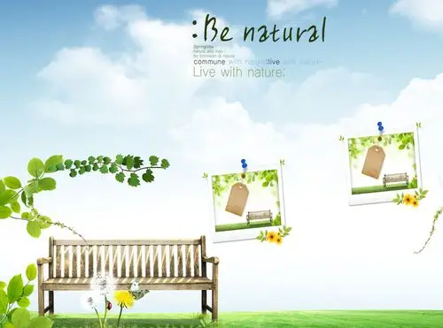 清新相册模板图片