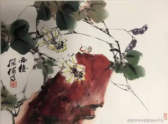 著名花鸟画家陈葆棣百幅经典国画作品欣赏