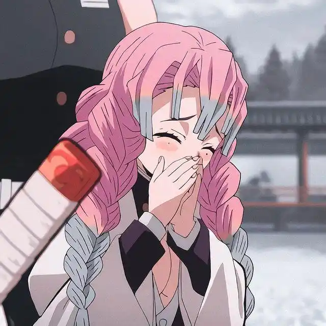 「第149期」动漫女头:鬼灭之刃 甘露寺蜜璃无水印女生头像