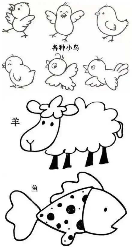 简笔画小动物步骤儿童简笔画动物步骤小动物儿童画的简笔画教程八种