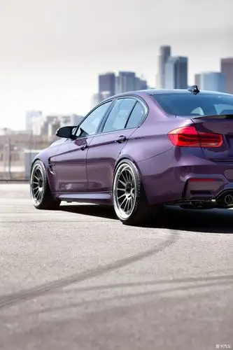 魅紫宝马m3改装升级hre顶级轮毂,高端大气上档次!