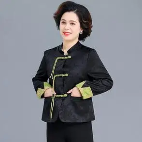 盘扣小香风唐装 国风外套女 上衣妈妈春装 2024新款 - 女装/女士精品