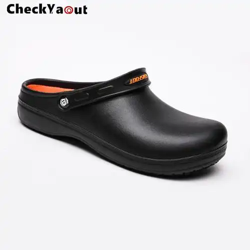 滑克厨师鞋 防滑厨房鞋劳保鞋 防油防水工作鞋 酒店工作鞋 男女