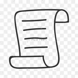 信纸文档简笔画