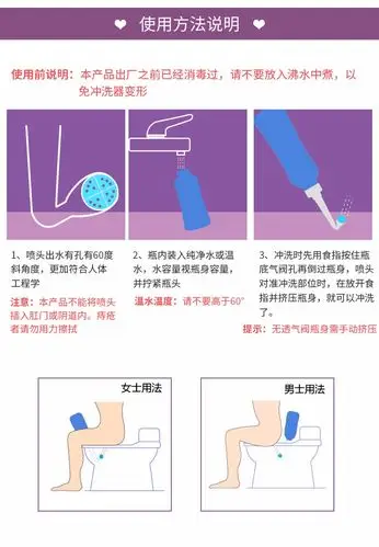 比摩淳紫乐康外阴冲洗器孕产妇产后阴道会阴女私处洁阴肛门屁股清洗器