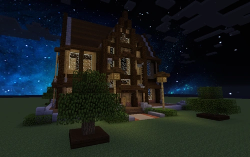 mc欧式洋楼教程 我的世界欧式洋楼制作教程