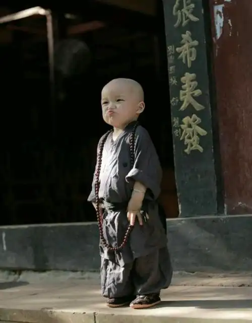 住在寺院里面的小沙弥