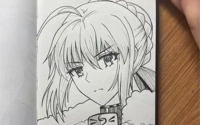 "汝心之所向,即吾剑之所指"saber 手绘-萌新养的小白猪-默认收藏夹