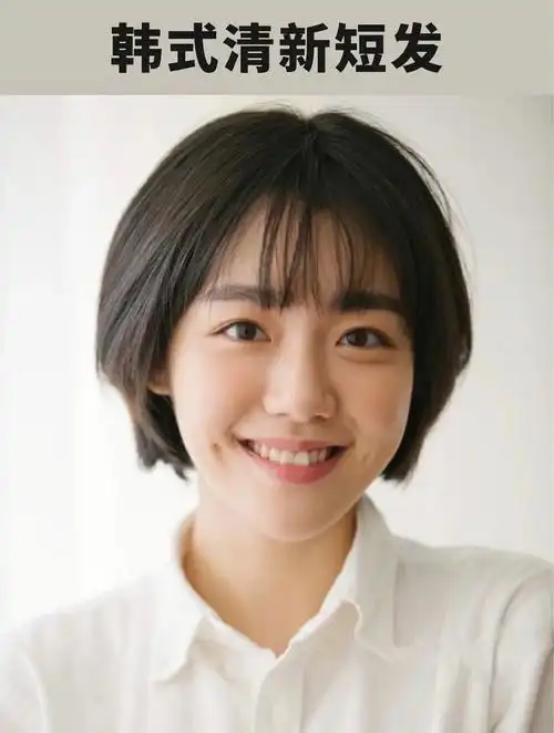 超适合圆脸肉肉脸的短发减龄还修饰脸型