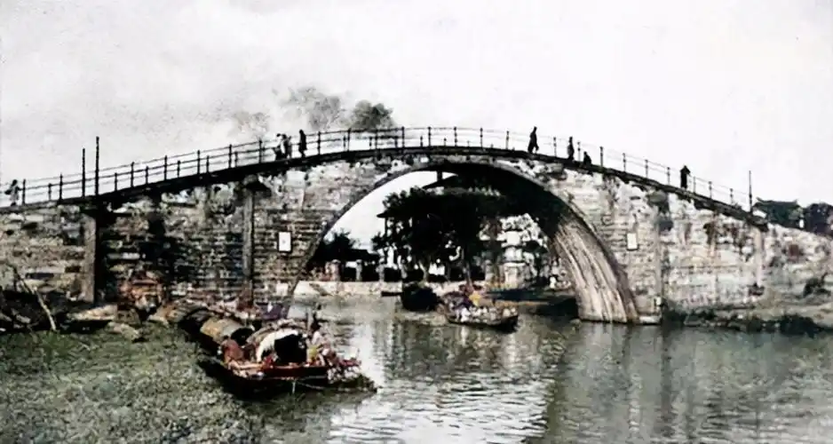 老照片:1903年江苏苏州历史情景!看下变化有多大