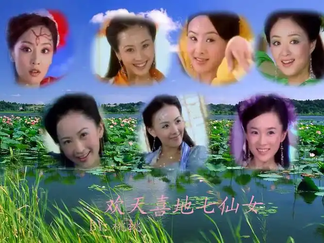 有没有《欢天喜地七仙女》的图片呀?要七个一起,头像大一点.