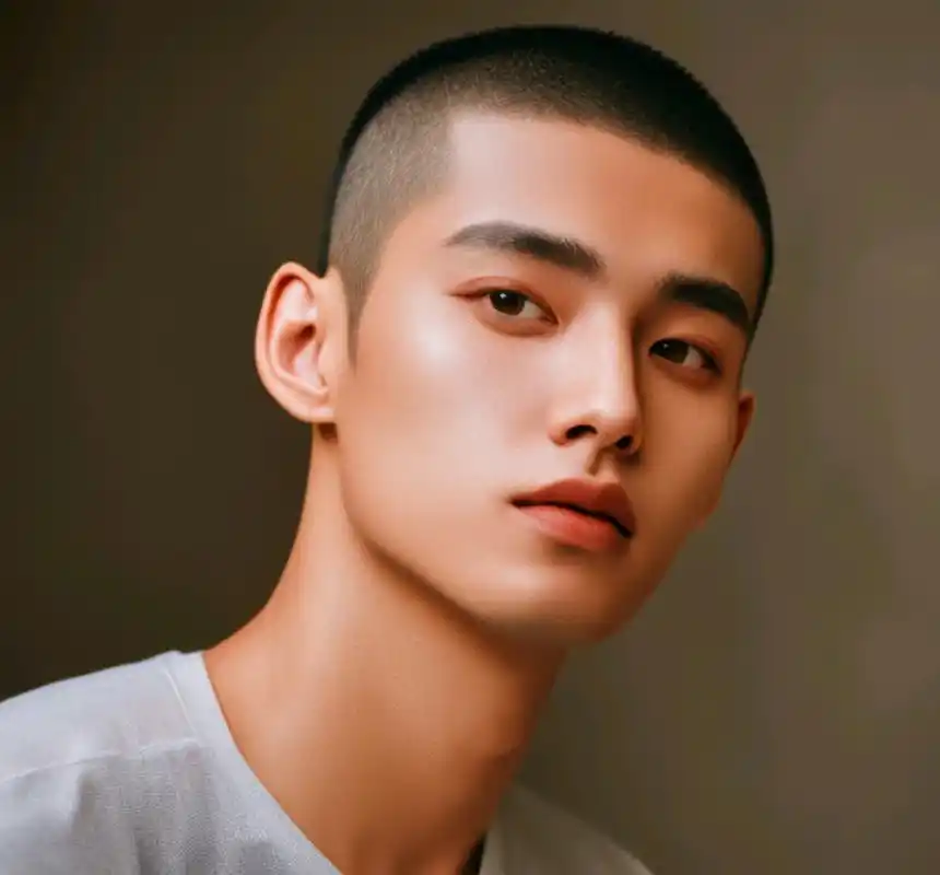 寸头是一种经典的男士发型,而超短寸头则将这种经典发挥到了极致.