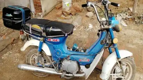 金城70已改本田90机器买到手不用搭一分钱—保定摩托电动自行车