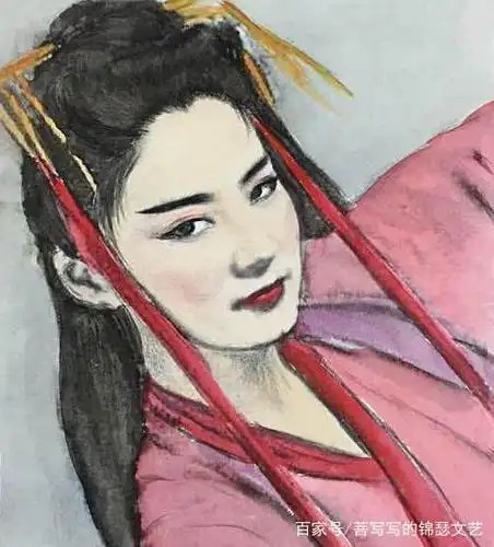 素描,霸气十足的东方不败.