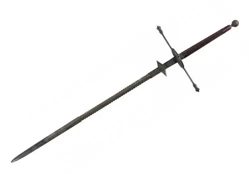 具备如此性能,因为德国巨剑是一种纯战斗剑,这种剑属于欧洲双手剑类型