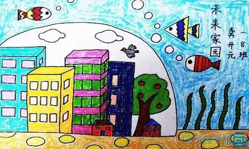 8k纸科技幻想画的手抄报8k手抄报