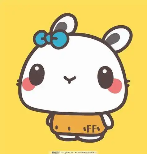 第2页简笔画卡通头像呆萌兔子图片大全可爱的卡通动物简笔画-呆萌小