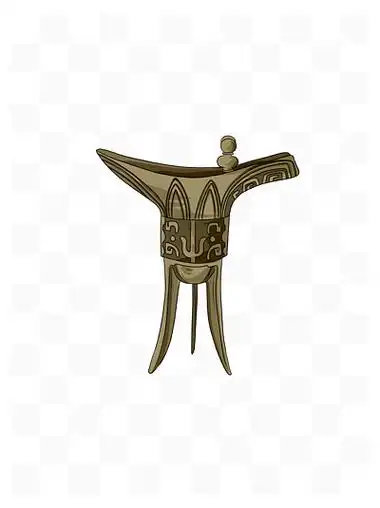 古代青铜酒杯酒樽