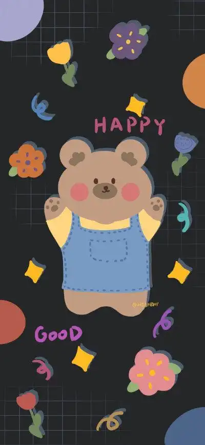 我是可爱的女孩 你是可爱|小熊起司吖小熊可爱头像壁纸聊天背景神仙