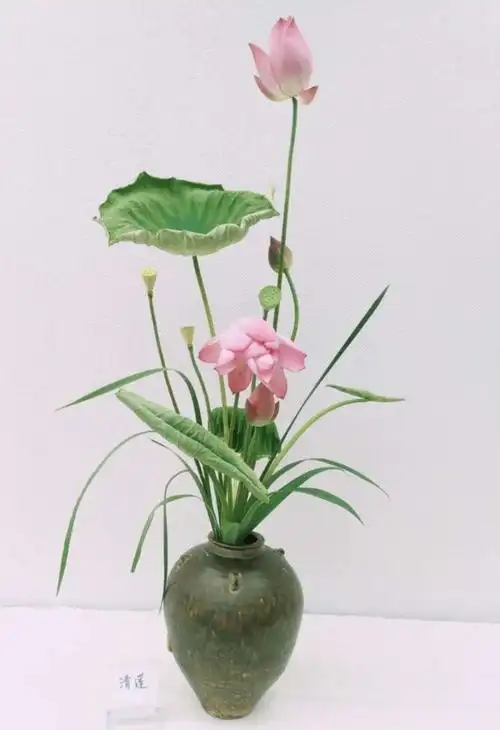 中国传统插花艺术作品图片