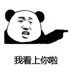 熊猫头用手指人斗图微信qq表情包