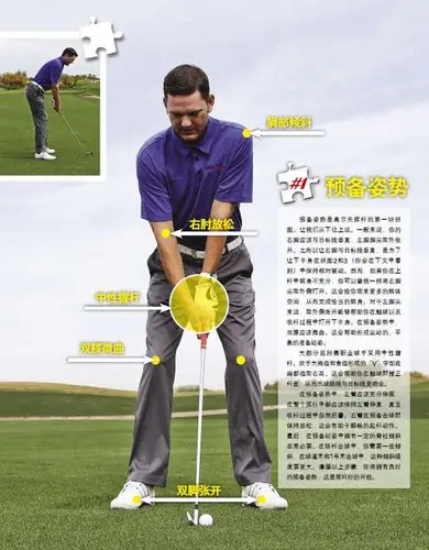 连载高尔夫挥杆的六块拼图1预备姿势很重要