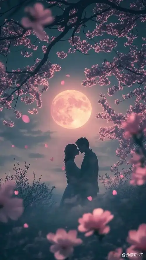 月光下的爱恋:柔焦中的浪漫故事