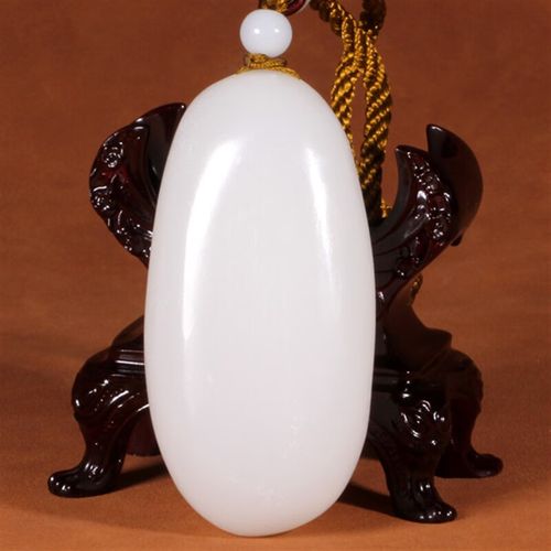 石宫匠新疆和田玉籽料原石手把件羊脂白玉手把玩和田玉手玩把件玉石