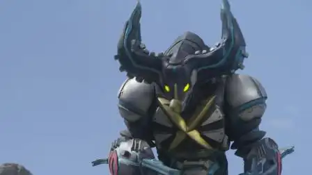 人类的好朋友虚拟哥莫拉,面对大boss格利扎,只有被玩弄的份