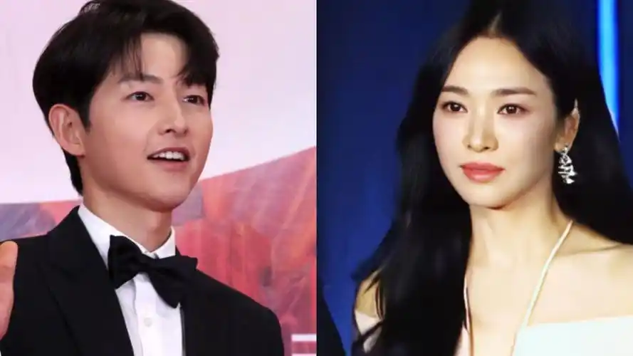 宋仲基与宋慧乔离婚后首次同场,耐心观看前妻百想颁奖未离场,二人均