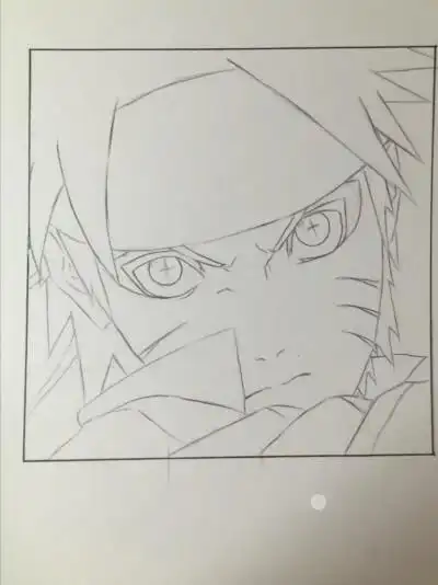 火影忍者漩涡鸣人 绘画教程