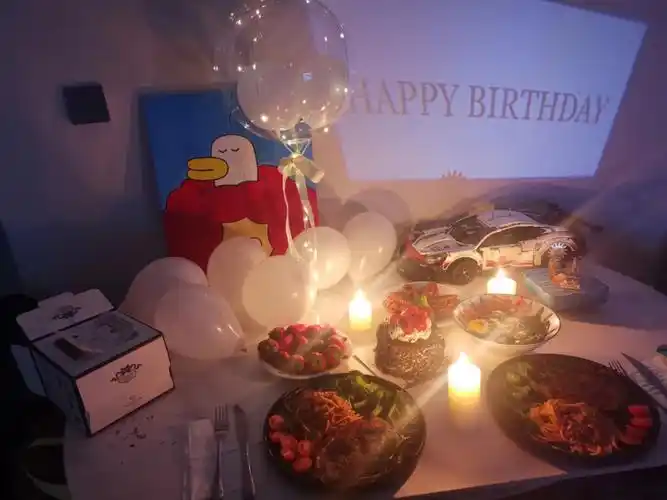 简单又浪漫的生日餐