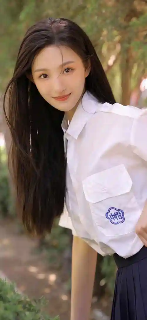 校园女神黑长直户外清新唯美写真合集