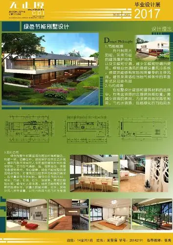 ps25园林景观建筑毕业设计ps展板排版模板psd分层源文件素材作业