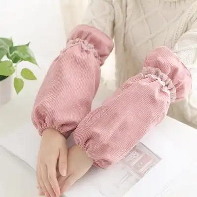 手袖套防水套袖女士长款工作可爱秋冬防脏护袖成人韩版ins潮袖头