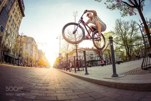 i love riding my bike!