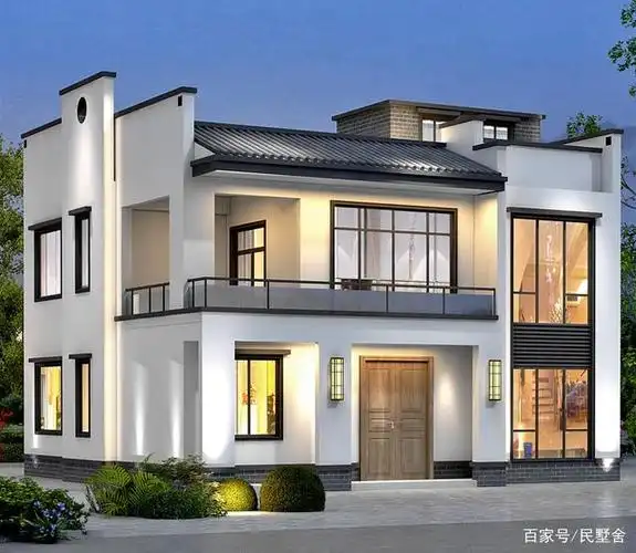 现在的农村一眼望去都是厚重的欧式别墅,特别是那种深黄色的外观,时间