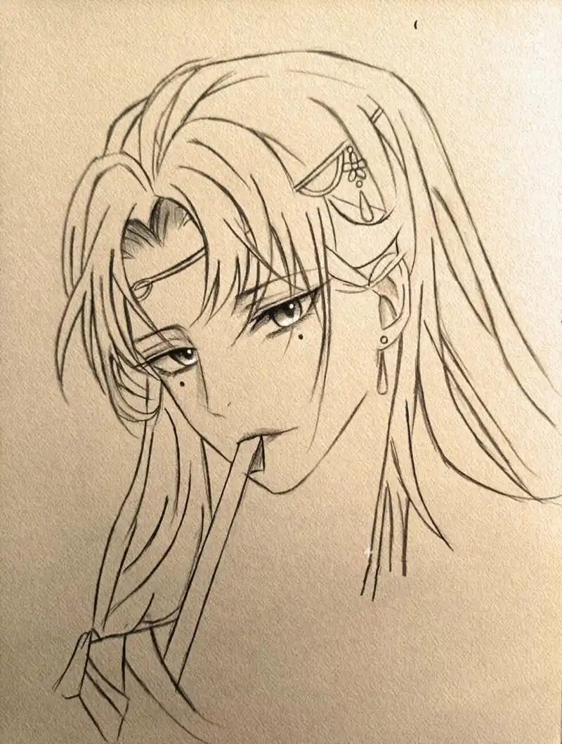 教你画古风帅哥