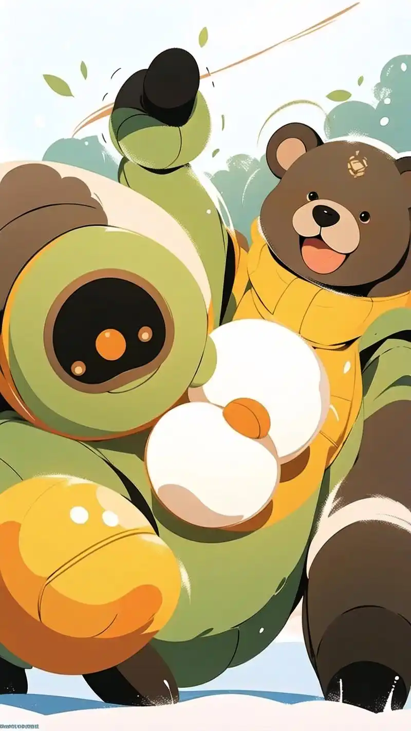 04来看看这些小熊卡通壁纸吧,每一张都超级可爱,让人忍不住想一直看